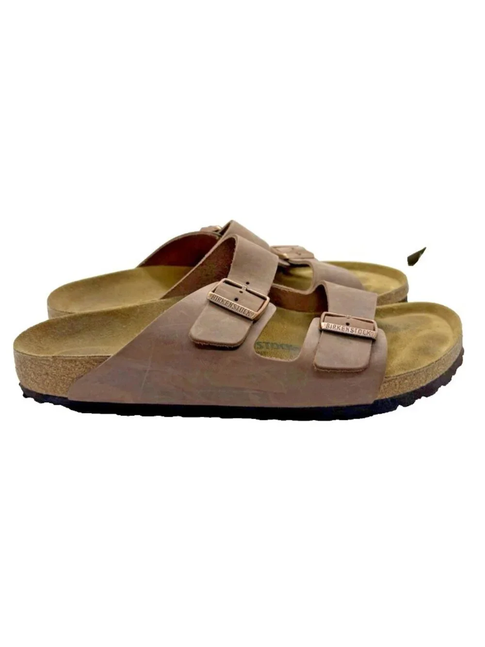 Birkenstock Arizona Soft Footbed Oiled Leather Sandals Men's Shoes Sz 46 M 13